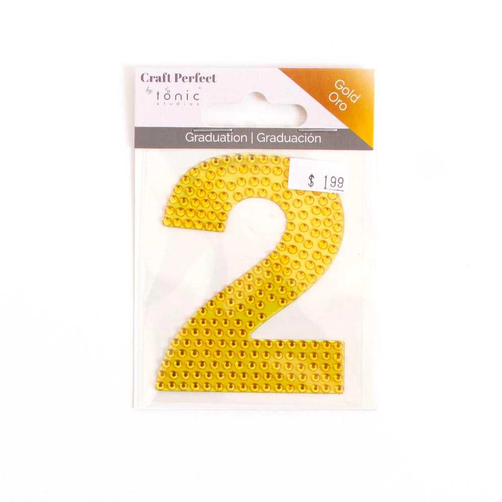 Gold, Craft Embellishments, Art & School, Craft Perfect, Grad Cap Decor, #2, 962178